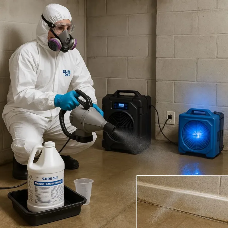 Sanitization and Odor Removal process in Mechanicsville, VA